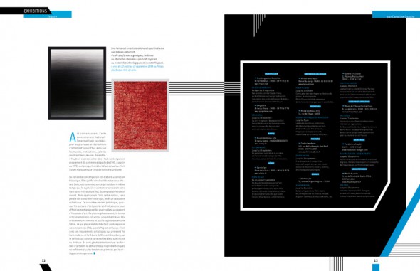 Beaux Arts Magazine spread