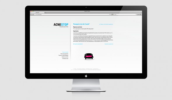 AcneStop website