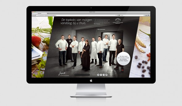 Jacqmotte Tomorrow's Great Chefs website