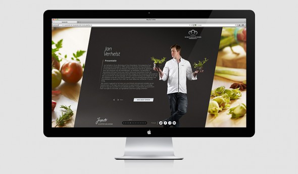 Jacqmotte Tomorrow's Great Chefs website