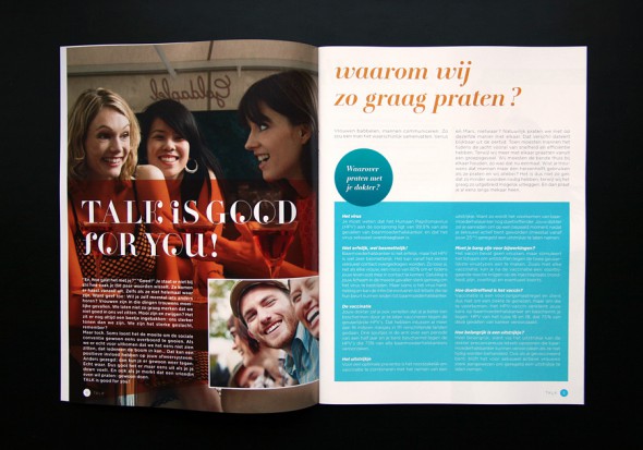 Talk Magazine spreads