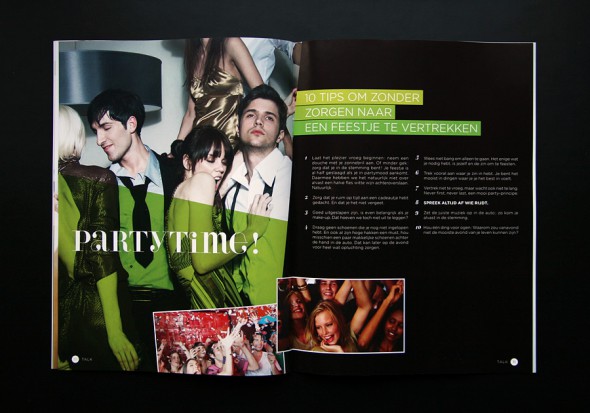 Talk Magazine spreads