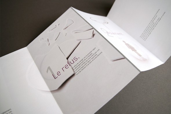 Anorexia Awareness Campaign leaflet