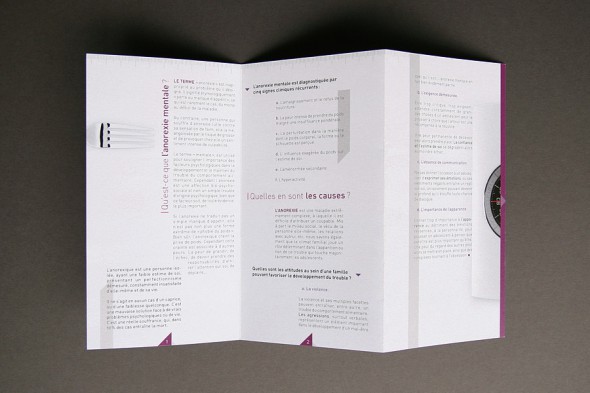 Anorexia Awareness Campaign leaflet