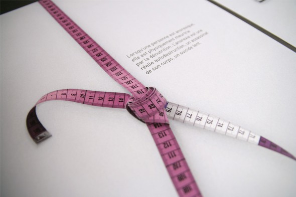 Anorexia Awareness Campaign poster