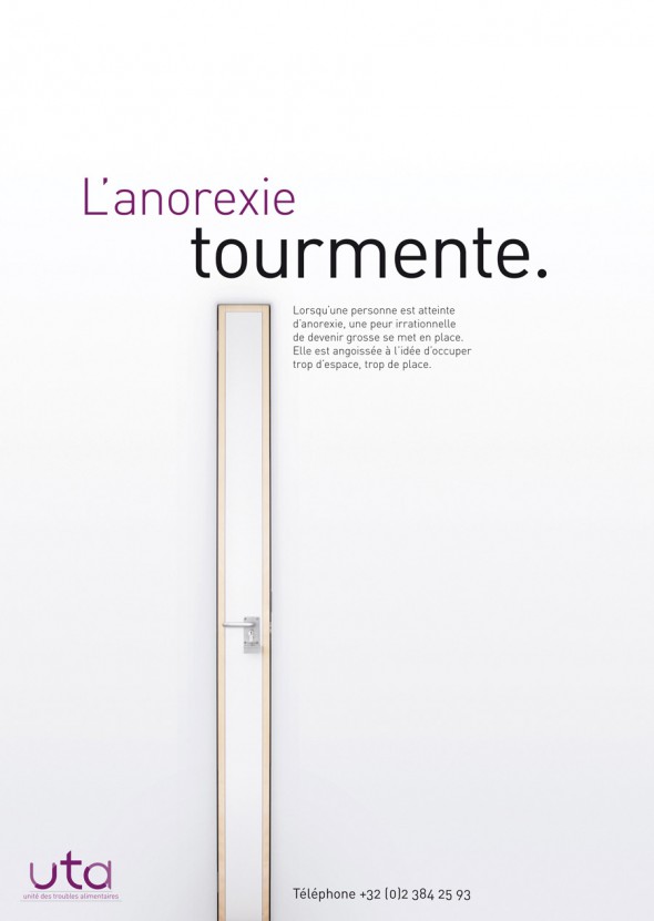 Anorexia Awareness Campaign poster