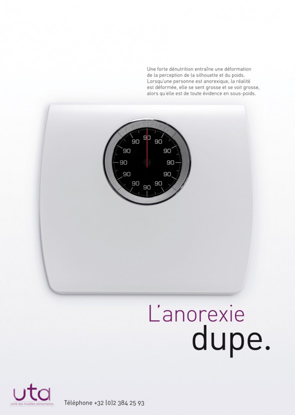 Anorexia Awareness Campaign poster